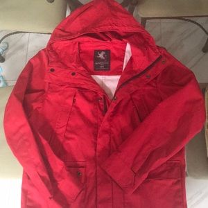 Express Red Rain Jacket 🧥